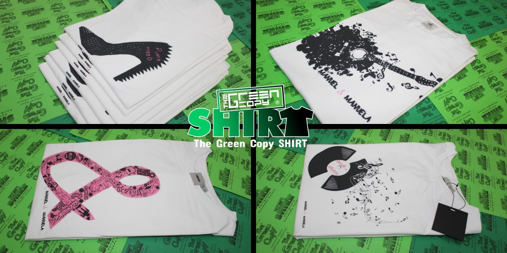 imprimir camisetas para tienda de ropa moda fashion camisetas manuel&manuela vinilo guitarra serigrafía imprimir Villanueva de la Cañada MADRID