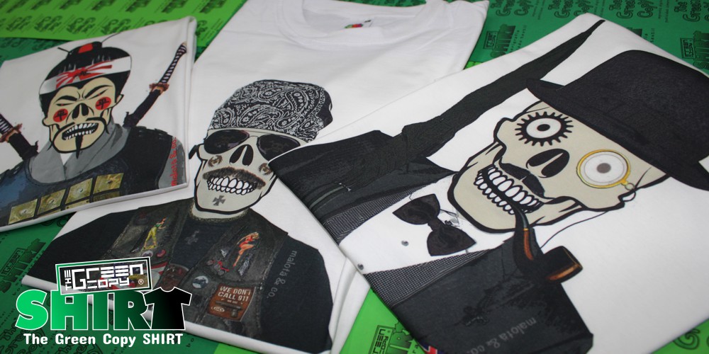 imprimir camisetas para tienda de ropa moda fashion camisetas malota&co samurai motero lord serigrafía imprimir Villanueva de la Cañada MADRID