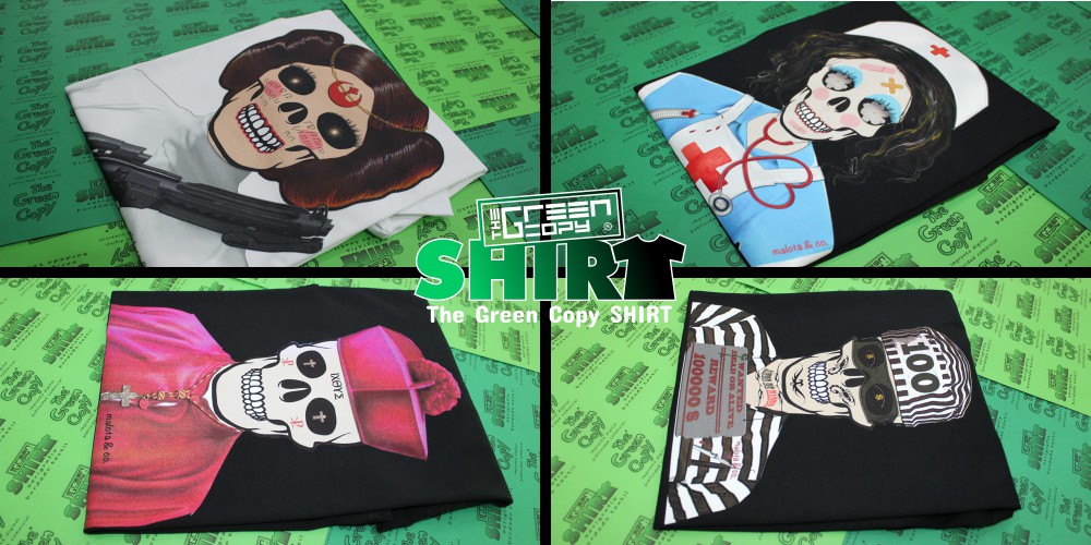 imprimir camisetas para tienda de ropa moda fashion camisetas malota&co leya enfermera cura serigrafía imprimir Villanueva de la Cañada MADRID